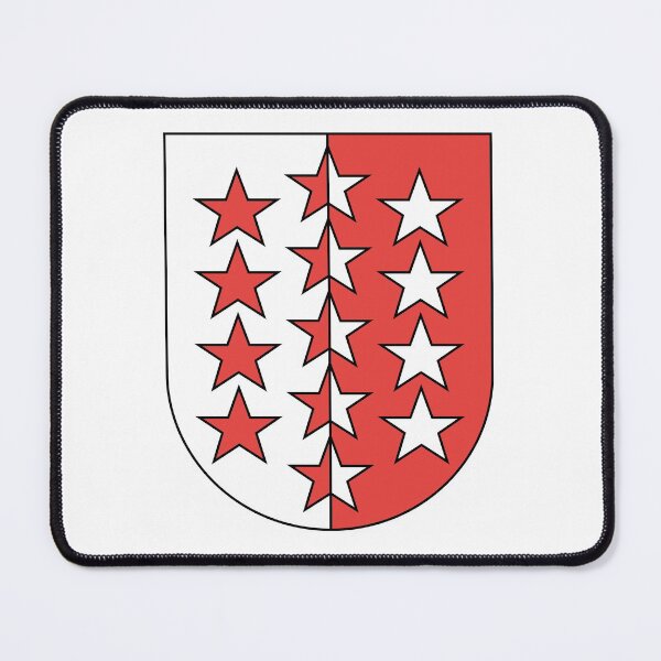 Item preview, Wappen des Kantons Wallis, Canton du Valais designed and sold by Stratoguayota.