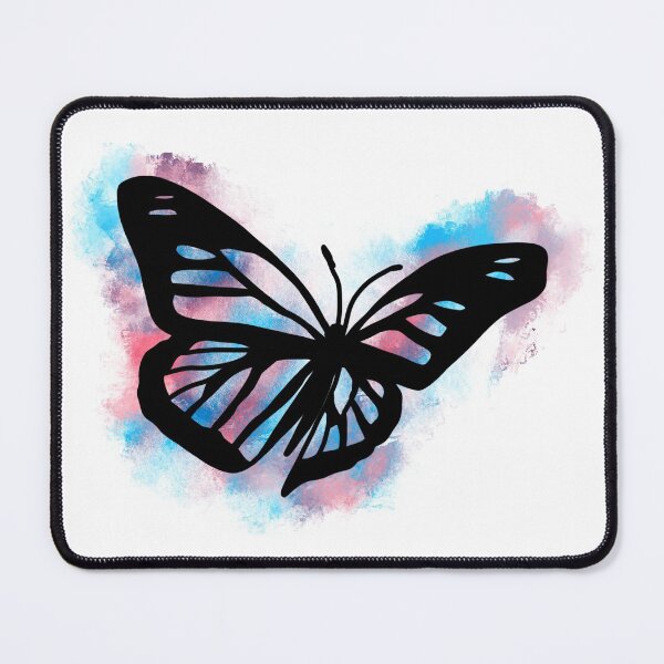 Item preview, Transgender pride flag butterfly designed and sold by GirlofRandom.