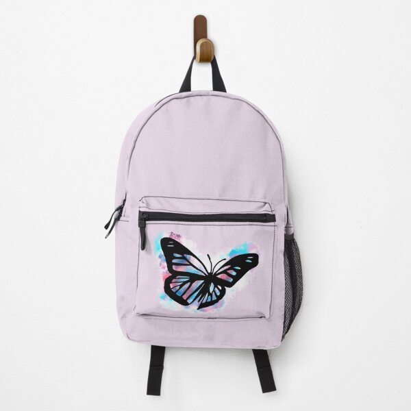 Item preview, Transgender pride flag butterfly designed and sold by GirlofRandom.