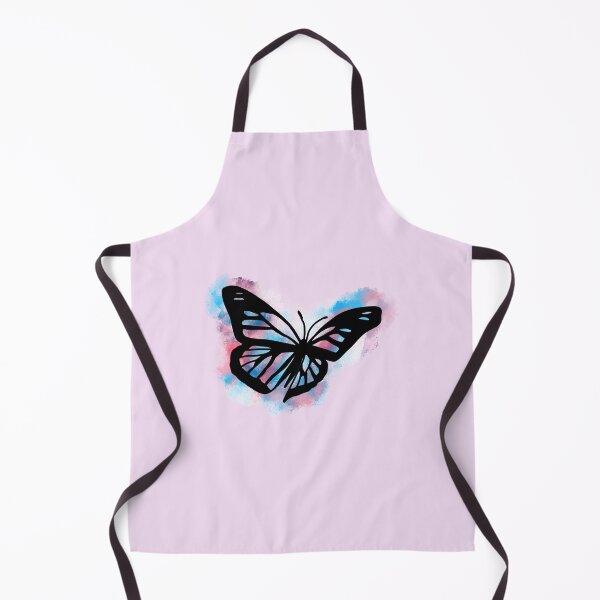 Item preview, Transgender pride flag butterfly designed and sold by GirlofRandom.