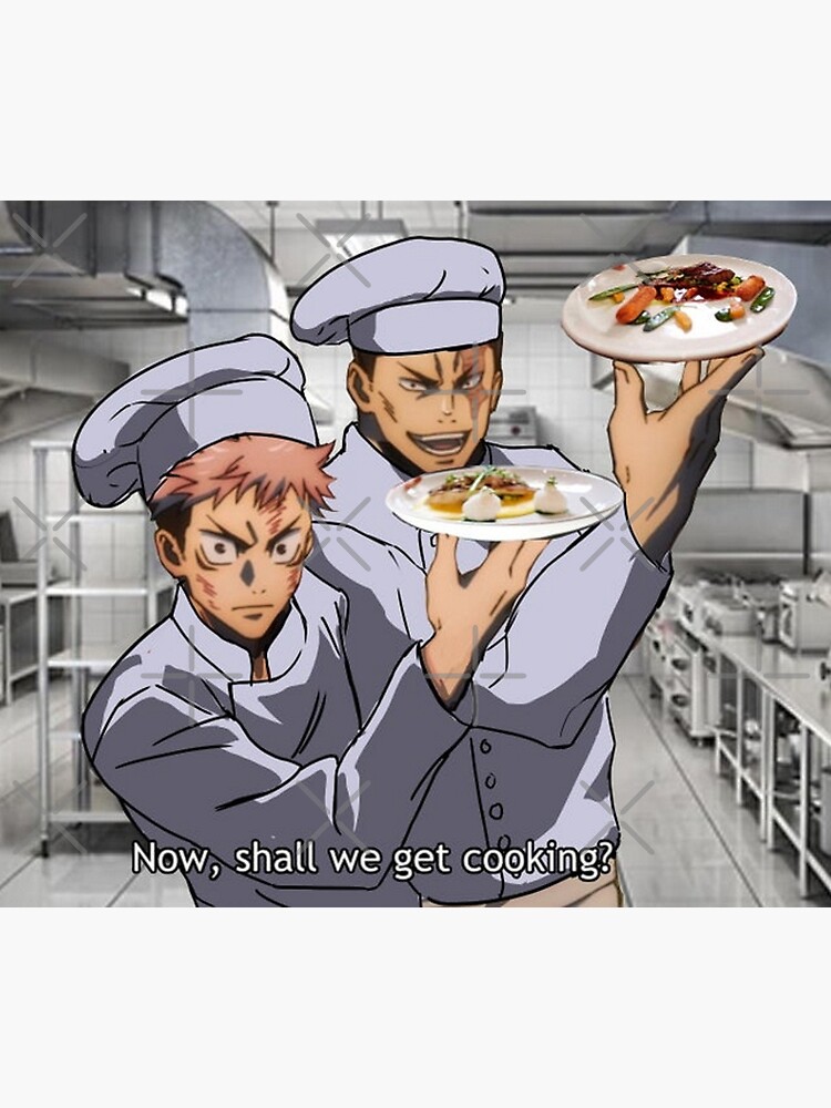 Yuji X Todo Cooking Poster For Sale By Bestofmangaa Redbubble