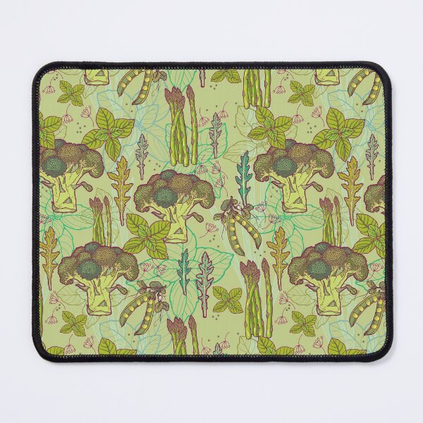 Item preview, Green vegetables pattern. designed and sold by smalldrawing.