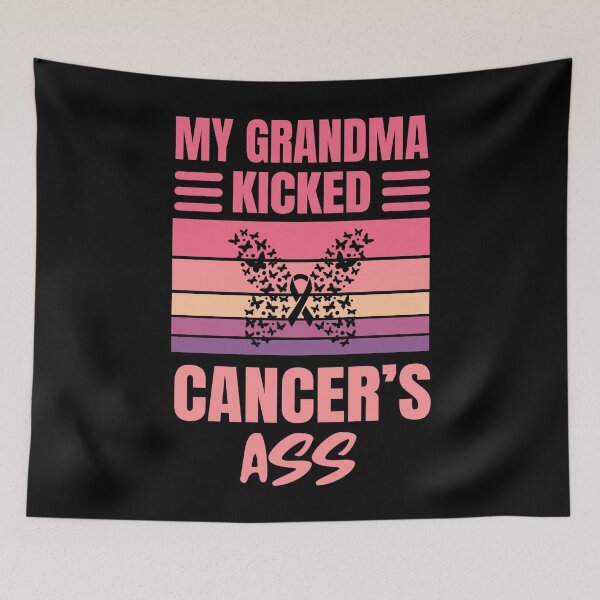 Item preview, My Grandma Kicked Cancer's Ass | Breast Cancer Warrioress  designed and sold by The-ItemShop.