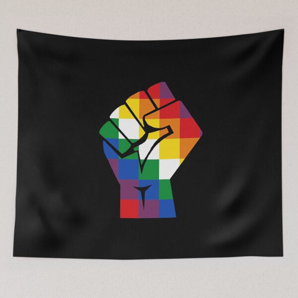 Item preview, Wiphala Solidarity Fist designed and sold by RevolutionInPaint.