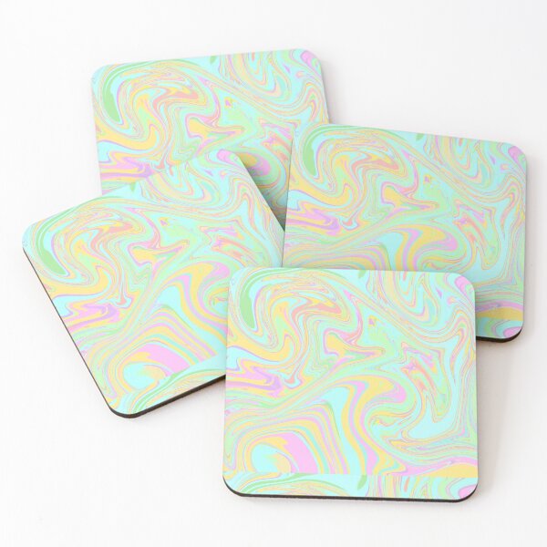 Item preview, Pastel unicorn swirl pattern designed and sold by GirlofRandom.
