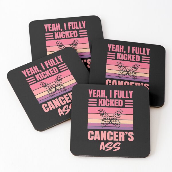 Item preview, I Kicked Cancer's Ass | Breast Cancer Warrioress  designed and sold by The-ItemShop.