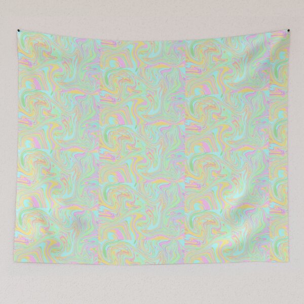 Item preview, Pastel unicorn swirl pattern designed and sold by GirlofRandom.