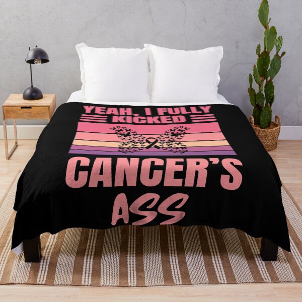 Item preview, I Kicked Cancer's Ass | Breast Cancer Warrioress designed and sold by The-ItemShop.