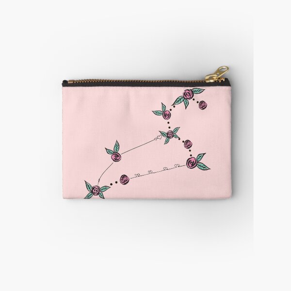 Item preview, Leo Zodiac Sign Constellation Roses and Hearts Doodle designed and sold by EndlessDoodles.