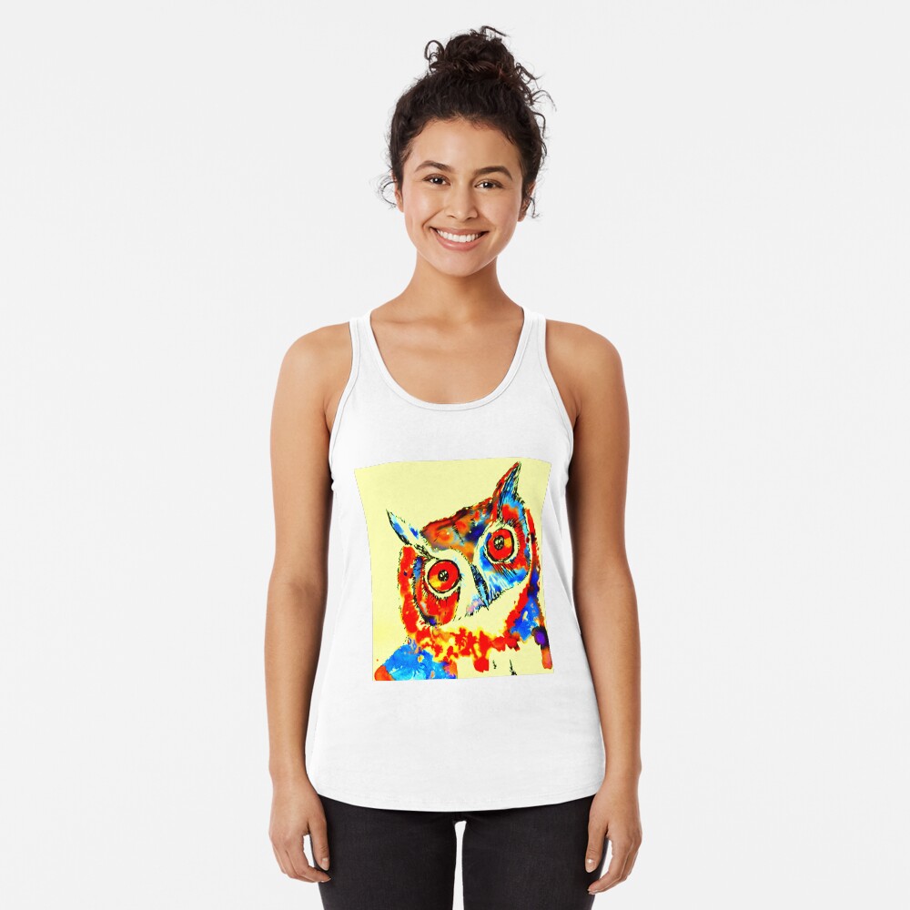 Item preview, Racerback Tank Top designed and sold by curlyartcloud.