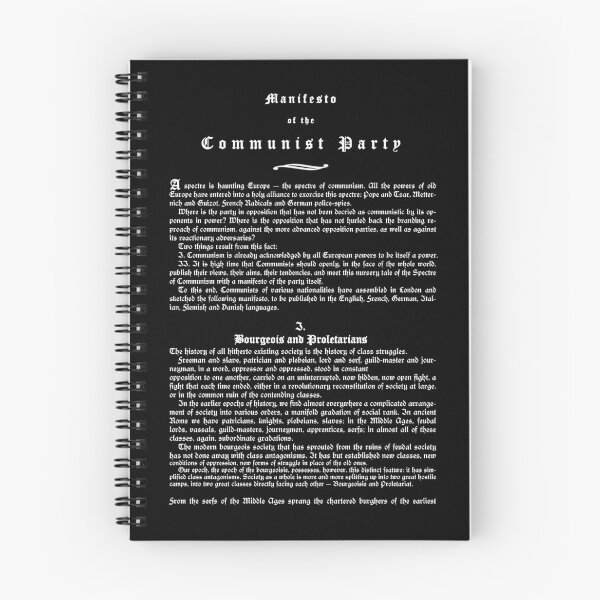 Item preview, The Communist Manifesto (White) designed and sold by Hot-To-Trot.