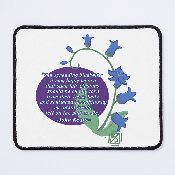 Item preview, Bluebell John Keats designed and sold by Krystal Thomas.