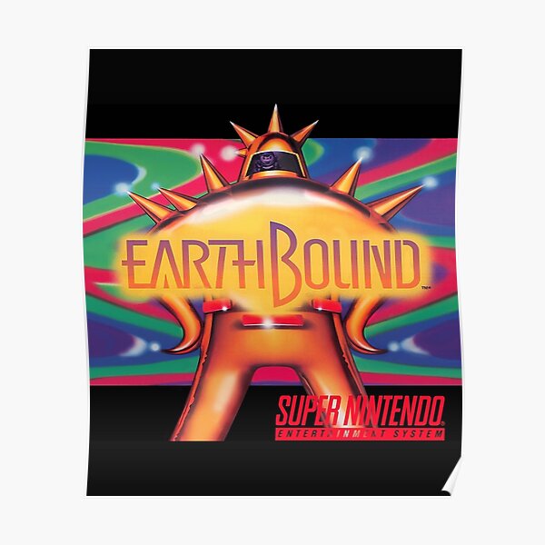 "Earthbound Restored Poster Retro Poster" Poster by beninesedea Redbubble