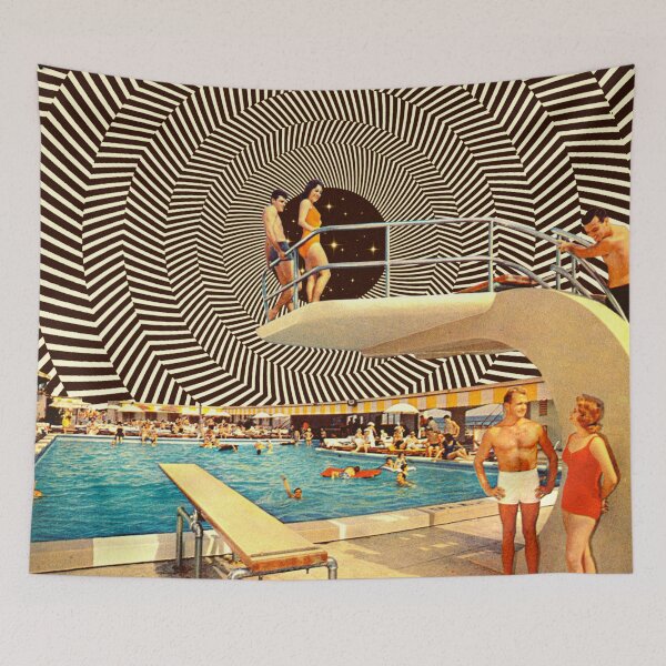 Aperçu de l'œuvre Fête de la piscine illusoire créée et vendue par Taudalpoi.