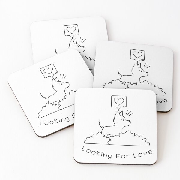 Item preview, Cute Pet Looking For Love On White and Black Color designed and sold by kucingmaikan.
