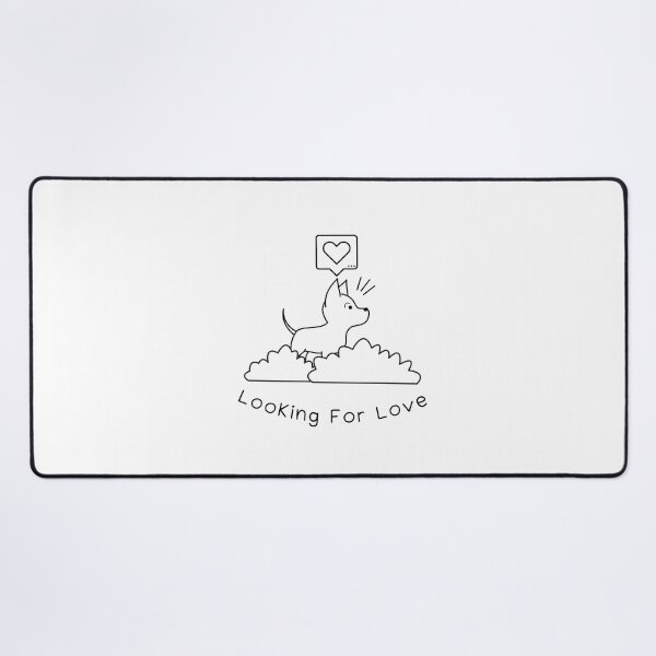 Item preview, Cute Pet Looking For Love On White and Black Color designed and sold by kucingmaikan.