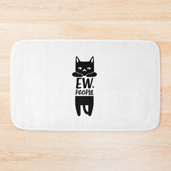 Item preview, Ew People Cat Gatito Introvert Antisocial Sarcasm designed and sold by dibeja.