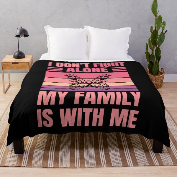 Item preview, I Don't Fight Alone, My Family Is With Me | Breast Cancer Warrioress designed and sold by The-ItemShop.