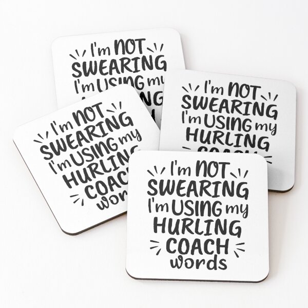 Item preview, I'm not swearing I'm using my hurling coach words designed and sold by TheGreenGoat.