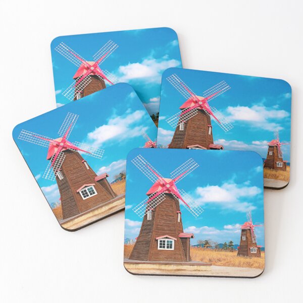 Item preview, Windmill Landscape Sky Clouds designed and sold by Blok45.