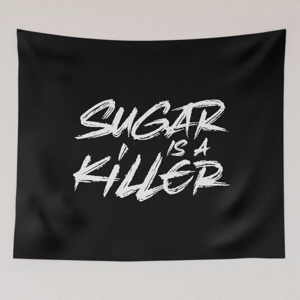 Item preview, Sugar is a killer No-sugar diet Healthy lifestyle designed and sold by Zagach Letters.