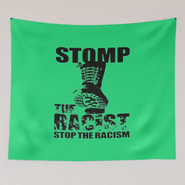 Item preview, WHY BE RACIST, STOMP THE RACIST STOP THE RACISM designed and sold by SaidDaf.