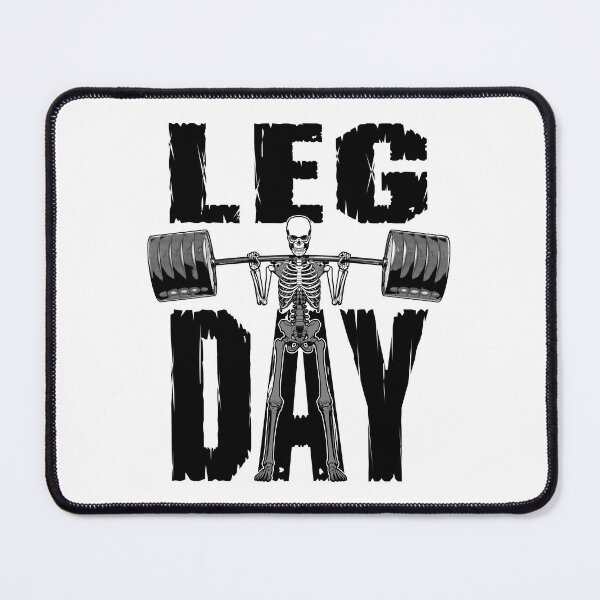 Item preview, Leg Day Squat Skeleton Gym Fitness Training designed and sold by GrandeDuc.