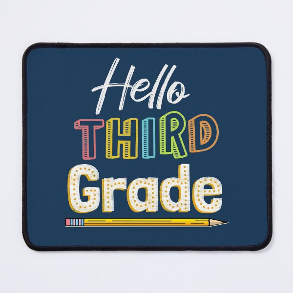 Item preview, Hello Third Grade at School designed and sold by FontGraphics.