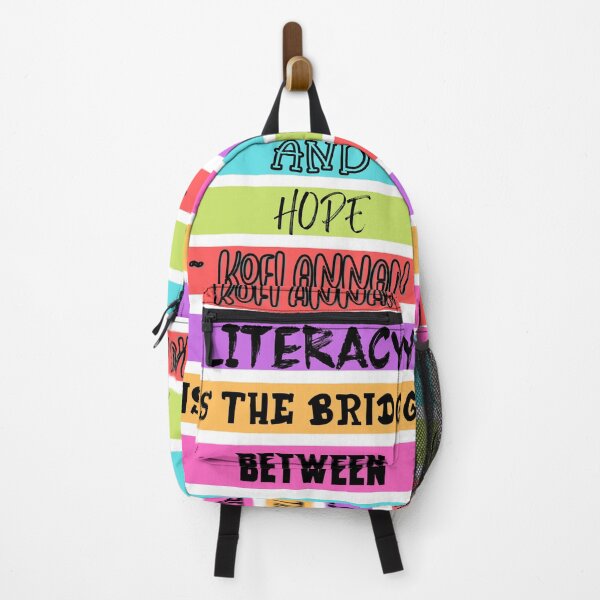 Item preview, Colorful Literacy quote designed and sold by Product Stella.