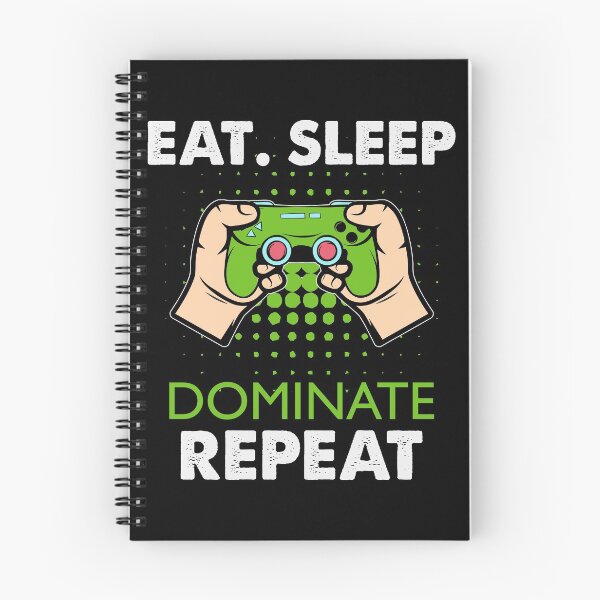 Item preview, Eat Sleep Dominate Repeat Funny Gamer Saying designed and sold by SweetbeStore.