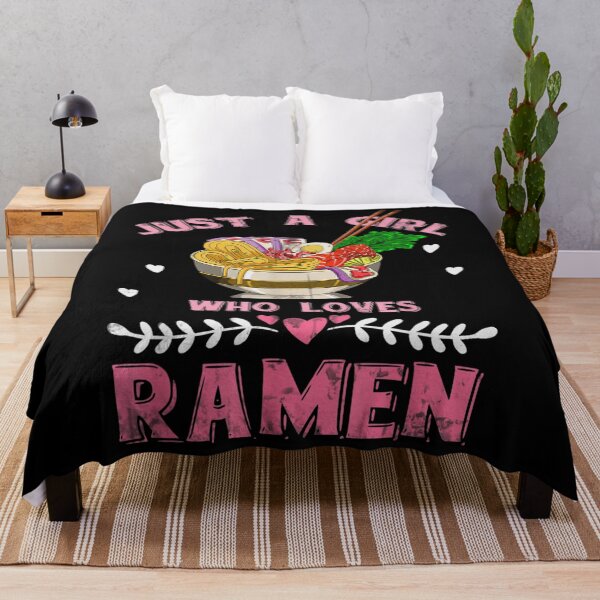 Item preview, Just A Girl Who Loves Ramen designed and sold by Kewkew423.