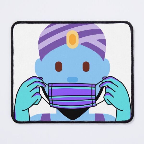 Item preview, Halloween Genie Wearing Mask designed and sold by ijdesigns.