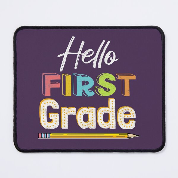 Item preview, Hello First Grade at School designed and sold by FontGraphics.