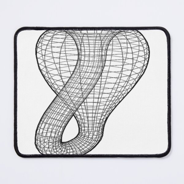 A two-dimensional representation of the Klein bottle immersed in three-dimensional space, #TwoDimensional, #representation, #KleinBottle, #immersed, #ThreeDimensional, #space Mouse Pad