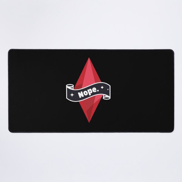 Plumbob Nope Desk Mat