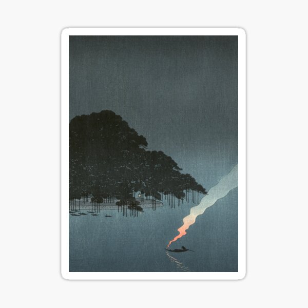 Item preview, TIR-FA - Japan Print - Karasaki pines at night - 01836 designed and sold by imageresource.