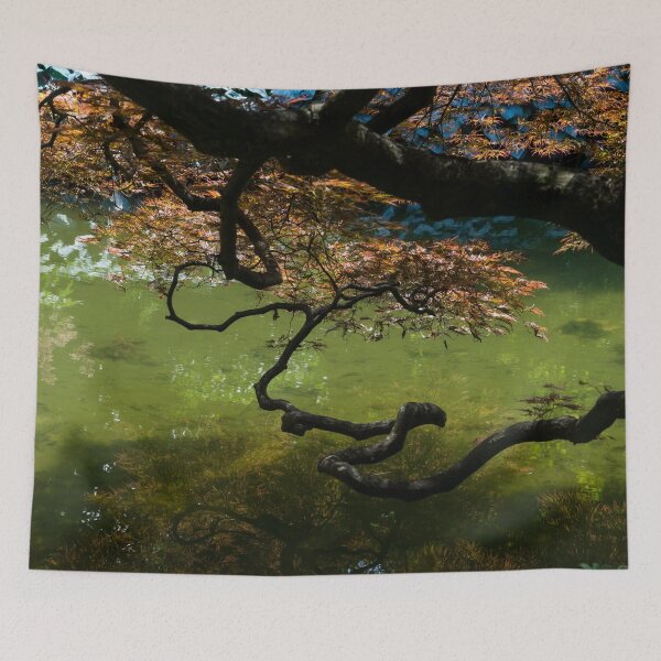 Item preview, Twisted - Graceful Japanese Maple Branches Overwater designed and sold by Georgia Mizuleva.