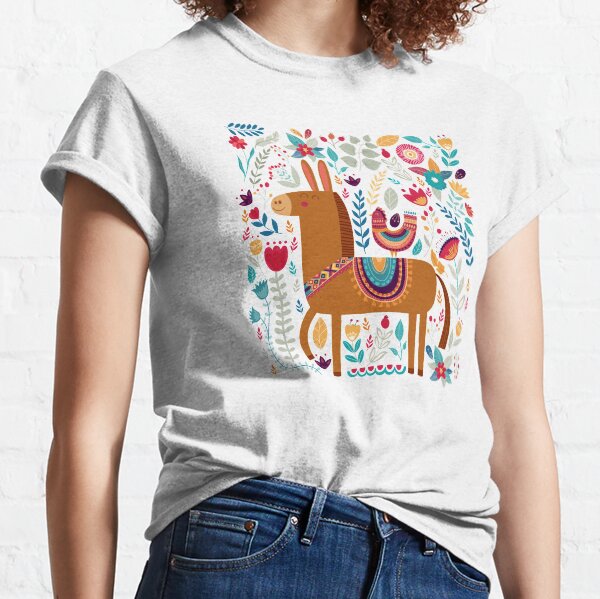 Folk Mule & Chicken Classic T-Shirt