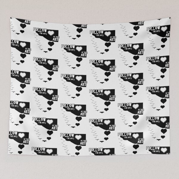 Item preview, Follow The Dots Of Your Art - Artist Quotes designed and sold by TMBTM.