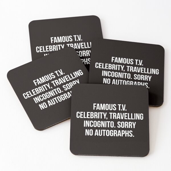 Item preview, Famous T.V. Celebrity travelling incognito designed and sold by Slogans4u.