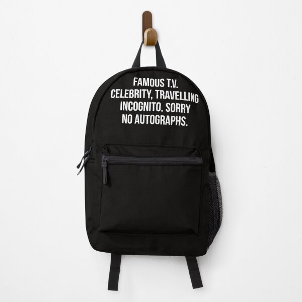 Item preview, Famous T.V. Celebrity travelling incognito designed and sold by Slogans4u.