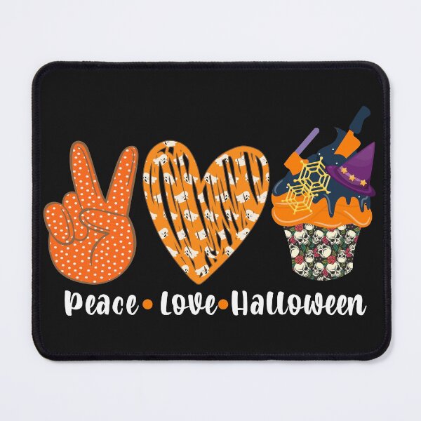 Item preview, Peace love and halloween new Halloween design  designed and sold by Tanuja  Sharma.