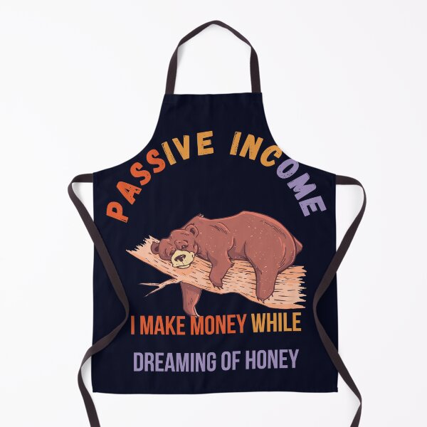 Item preview, Funny SLEEPING BEAR - PASSIVE INCOME  designed and sold by BearMrktGenius.