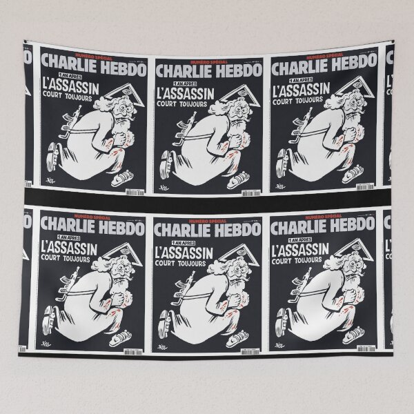 Item preview, Charlie Hebdo lives on but in darkness designed and sold by PeishaKseyy.