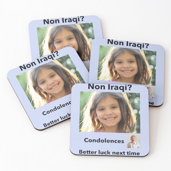 Item preview, "Condolences to Non Iraqis" b designed and sold by skoumpourdides.