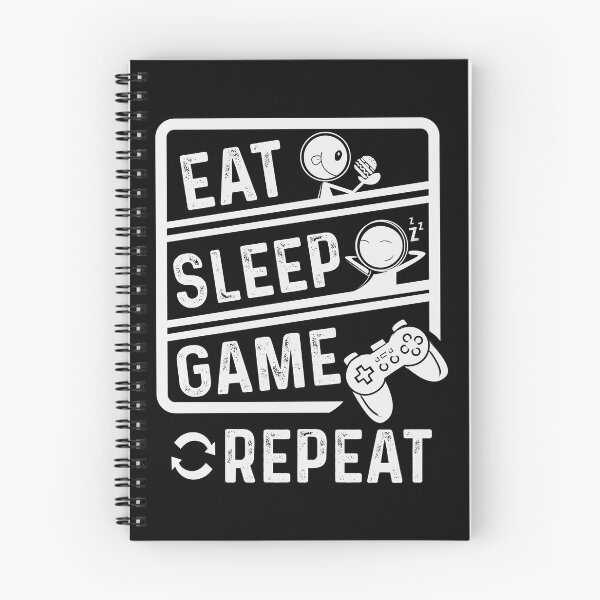 Item preview, Eat Sleep Dominate Game Repeat Funny Gamer Saying designed and sold by SweetbeStore.