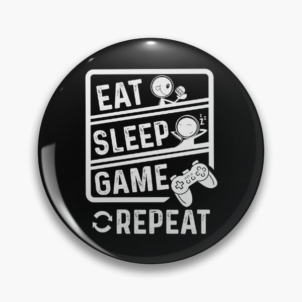 Item preview, Eat Sleep Dominate Game Repeat Funny Gamer Saying designed and sold by SweetbeStore.