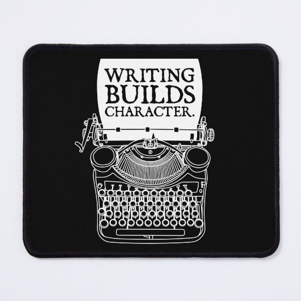 Item preview, Writing Builds Character Typewriter Writer Author designed and sold by GrandeDuc.