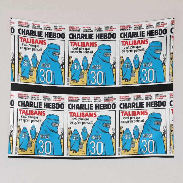 Item preview, Charlie Hebdo portrays western cynicism about Afghanistan designed and sold by PeishaKseyy.