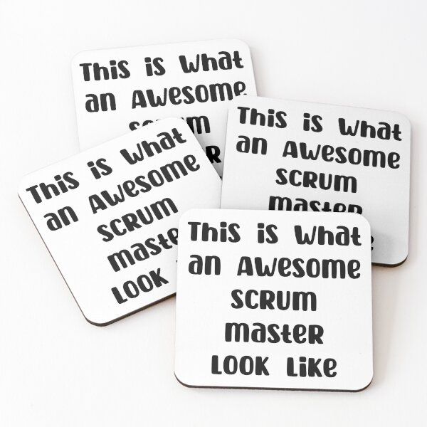 Item preview, Awesome Scrum Master - white designed and sold by Amerant.